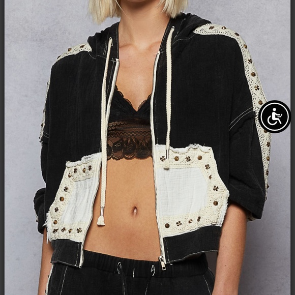 POL “ Gwen 3 “ POL Double Gauze Hoodie Top and Pants Set 42 - Picture 2 of 13